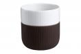 Chocolate Fluted Contrast Mug
