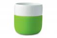 Green Fluted Contrast Mug